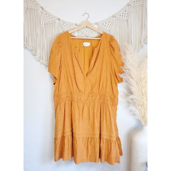 Anthropologie Dresses & Skirts - Anthropologie Orange Somerset Mini Embroidered Dress 3X